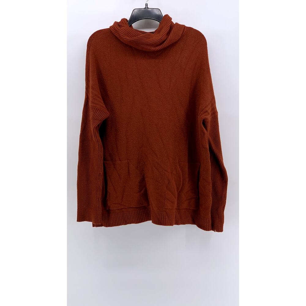 CYRUS Women's Brown Cowl-Neck Sweater SZ M
